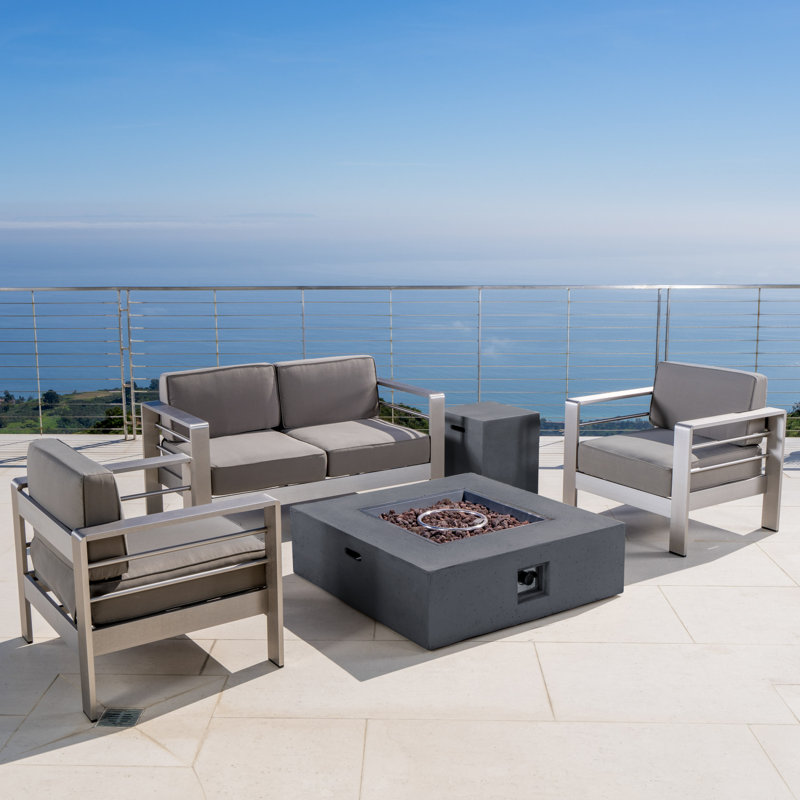 Brayden Studio Royalston 5 Piece Sofa Set with Cushions Wayfair